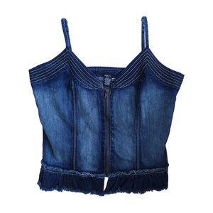 Rue21 Denim Corset-Style Top